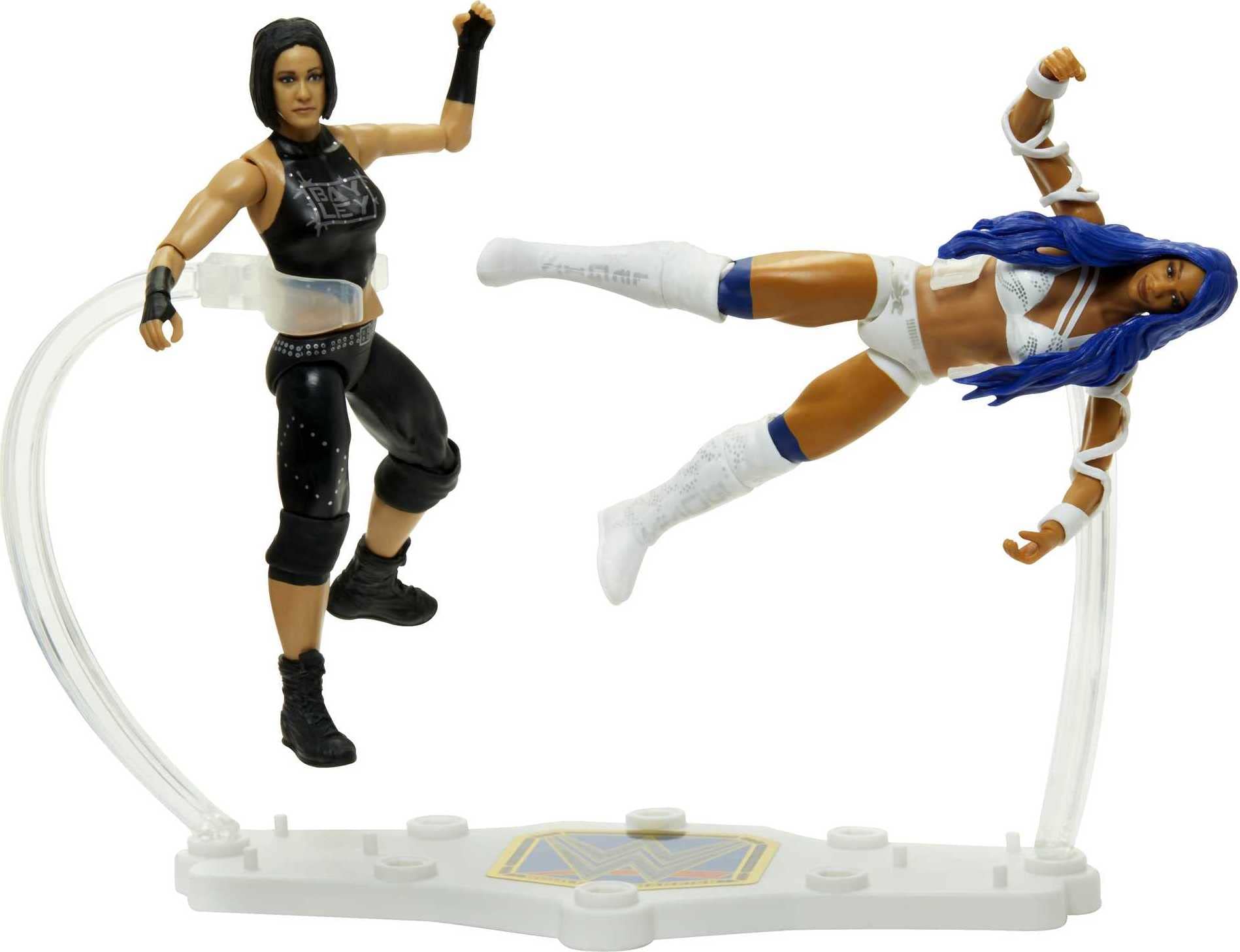 Amazon.co.jp: Mattel WWE サーシャバンクス vs ベイリー選手権